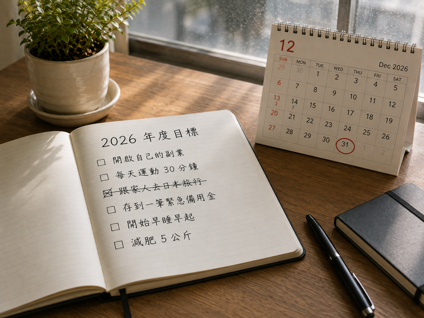 年初雄心壯志年底達成不到一半